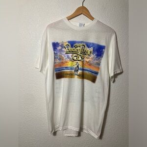 The Beach Boys band tshirt 100% cotton Large tour schedule 50th Anniversary